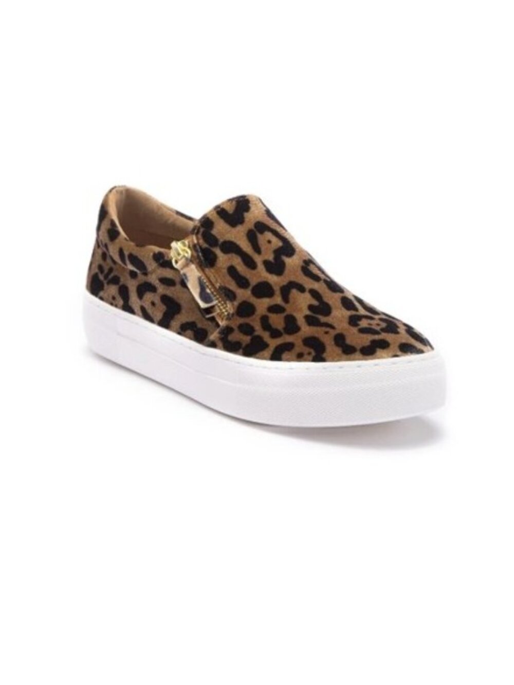 Steve Madden Glaammar Zip Platform Sneaker In Leopard 8